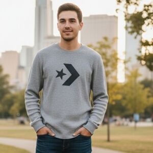 Converse Gray Men's Sweater